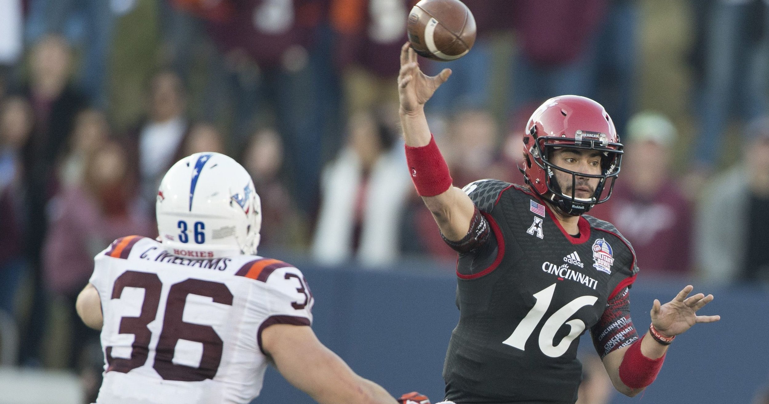   UC QB Mike Colosimo [Photo: Tommy Gilligan-USA TODAY Sports]  